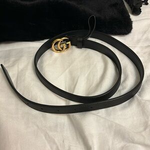 GUCCI GG marmont thin belt size 75